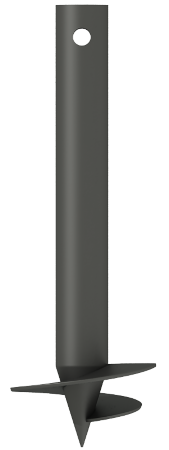 Винтовая свая толстостенная - СВС (т) 114/300(6)-4000